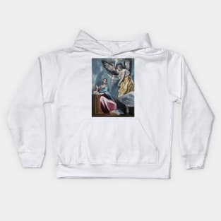 The Annunciation by El Greco Kids Hoodie